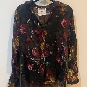 Moschino Floral Blouse